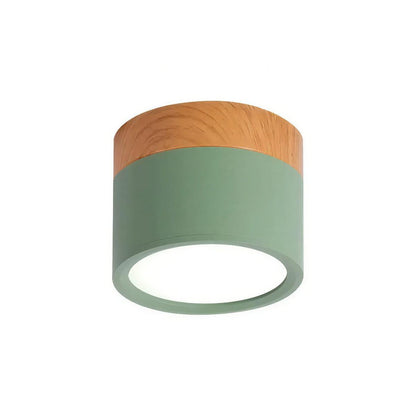 Cylindrical Flush Mount Downlight, Aluminum Body, Integrated LED, 10W, Two Sizes