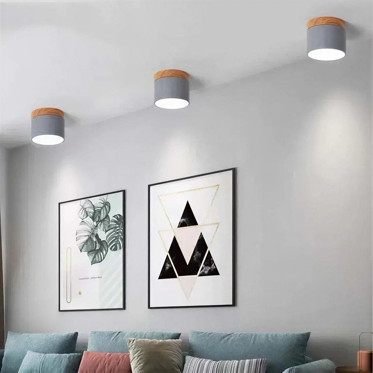 
Cylindrical Flush Mount Downlight, Aluminum Body, Integrated LED, 10W, Two Sizes