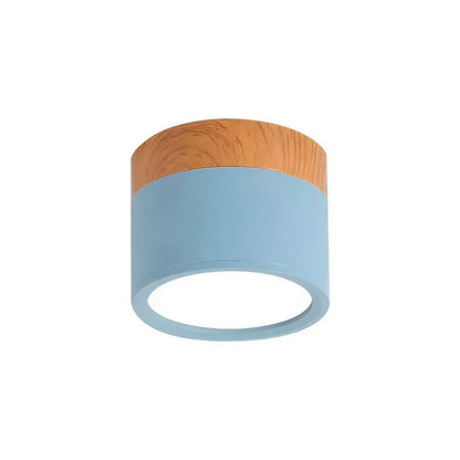 Cylindrical Flush Mount Downlight, Aluminum Body, Integrated LED, 10W, Two Sizes