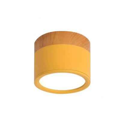 Cylindrical Flush Mount Downlight, Aluminum Body, Integrated LED, 10W, Two Sizes