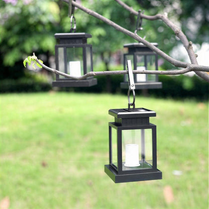 Vintage Solar Lantern for Hanging or Tabletop Use, Outdoor LED, IP65, 8.66 in